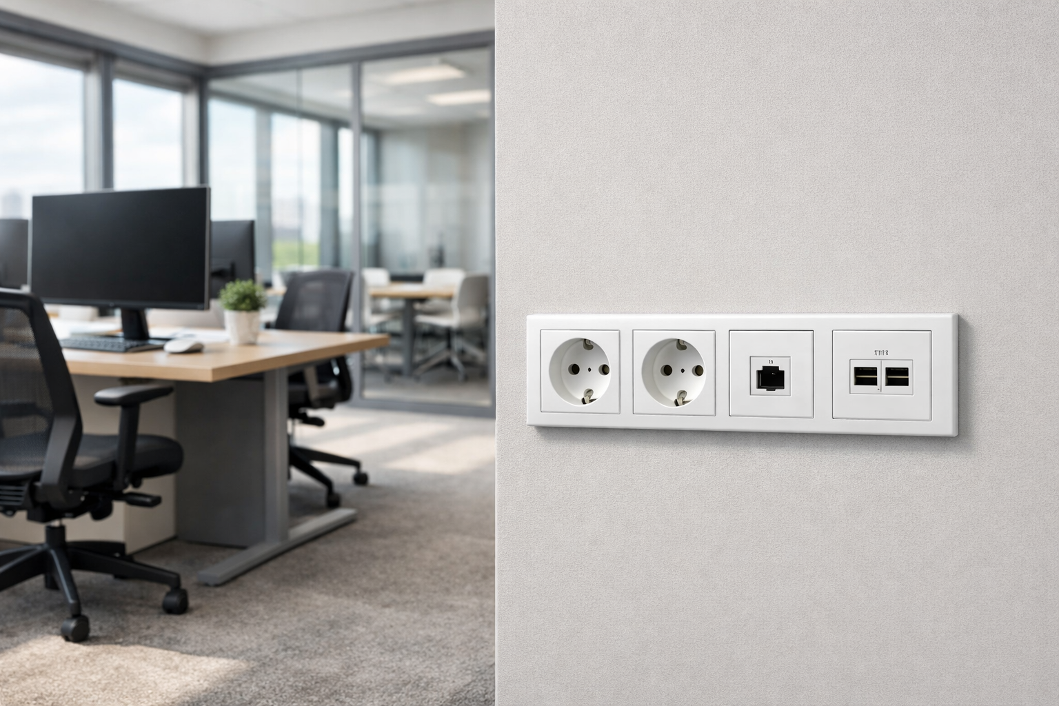 Irodai villanyszerelés