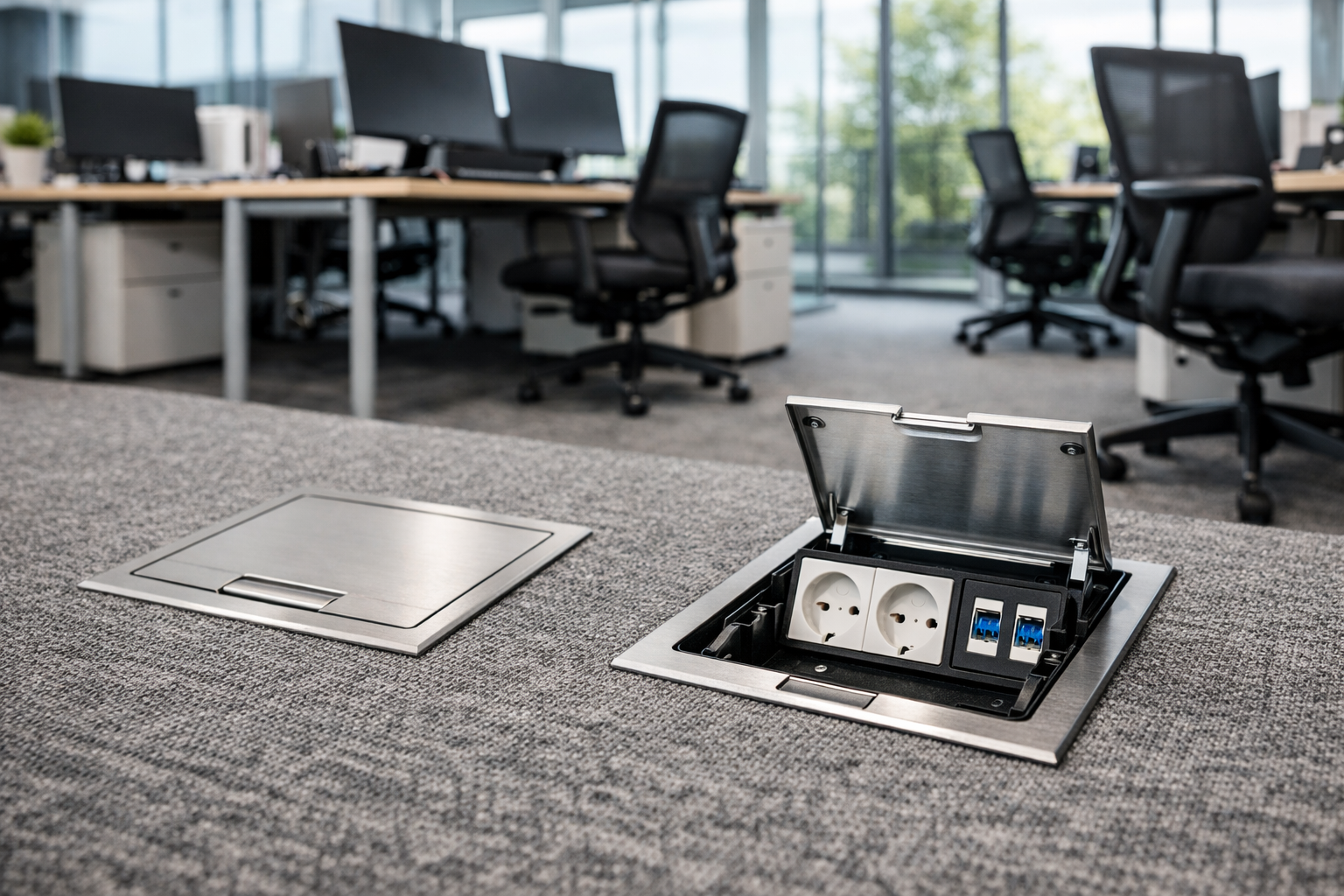 Irodában villamos munkák